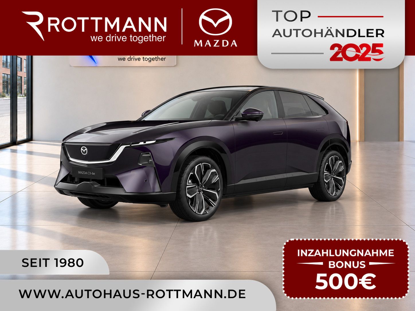 Mazda CX-6e EV 258ps 484km TAKUMI R21 Panoram ACC 360°