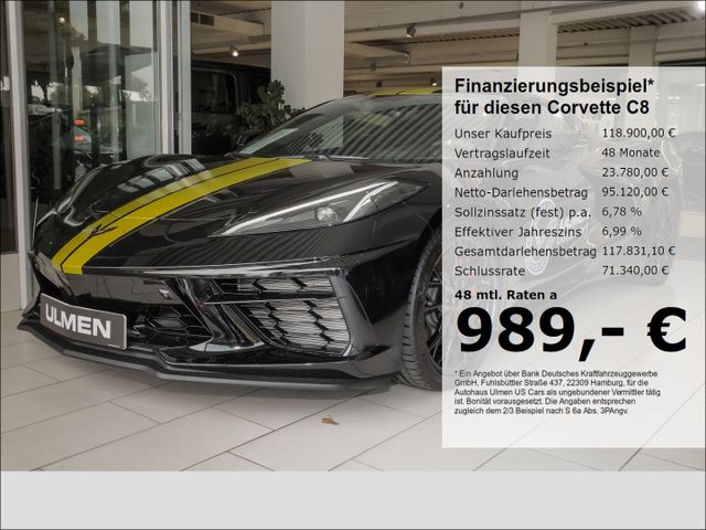 Corvette C8 Stingray Cabrio 6.2 V8 3LT Voll Z51 Lift Magn