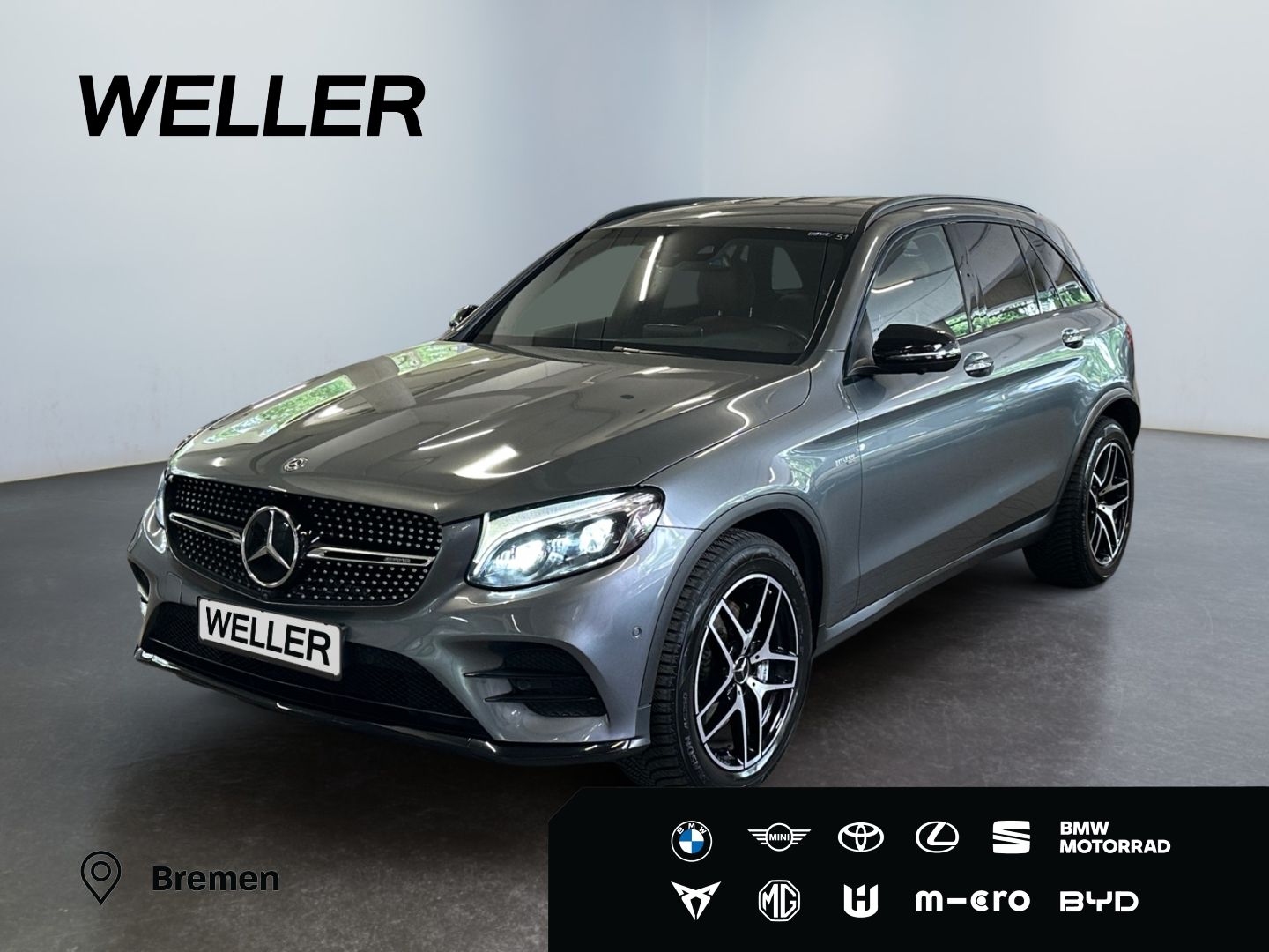 MERCEDES-BENZ GLC 43 AMG 4Matic 9G *LED*StHz*360*Burmester*HUD