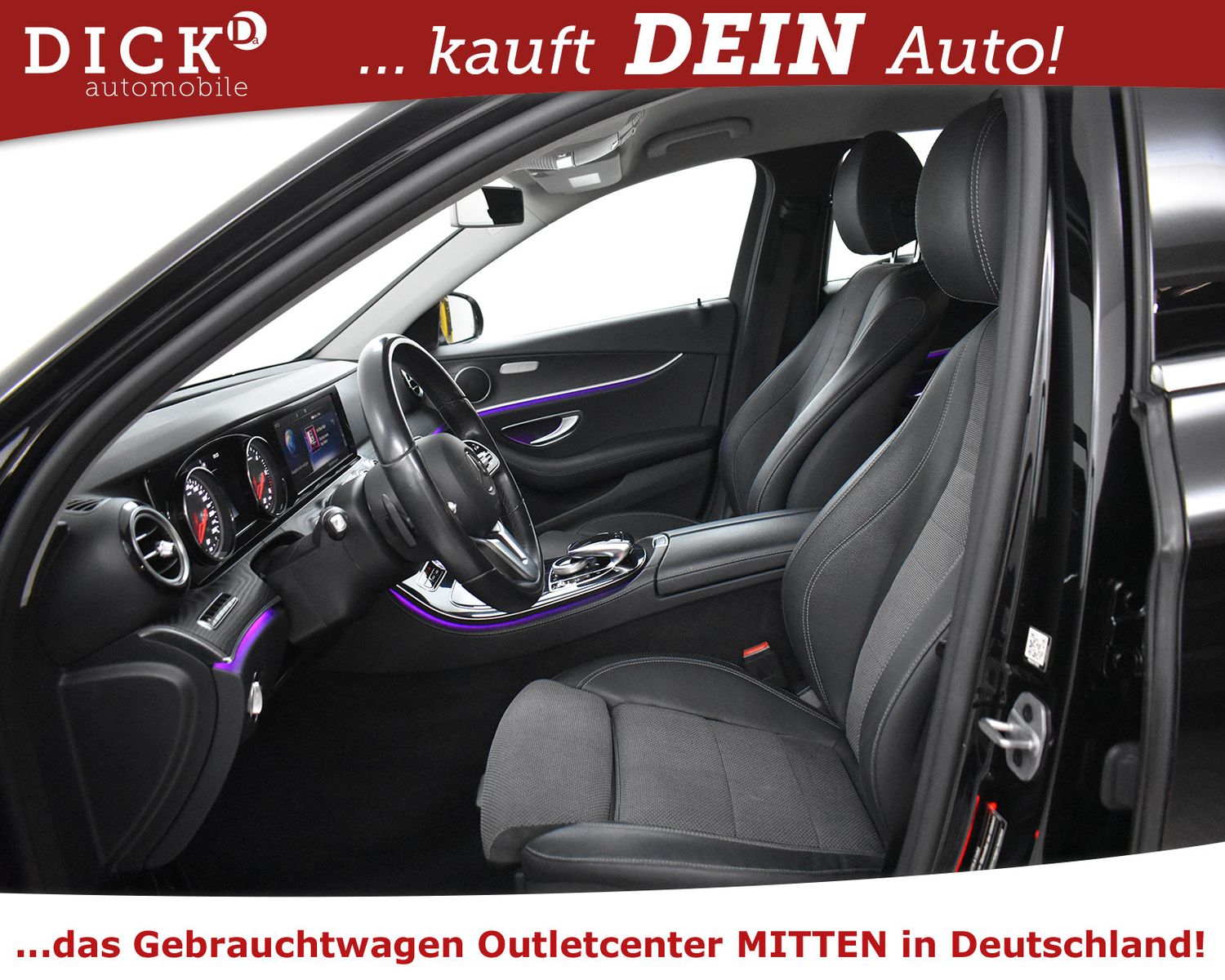 MERCEDES-BENZ E 200d 9G Avantg NAVI+LEDER+SHZ+KAM+LED+ACC+18" - Image 14
