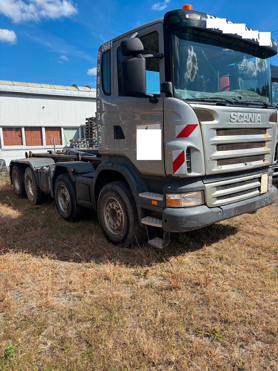 Scania R420 Abroller 8x4 Gergen
