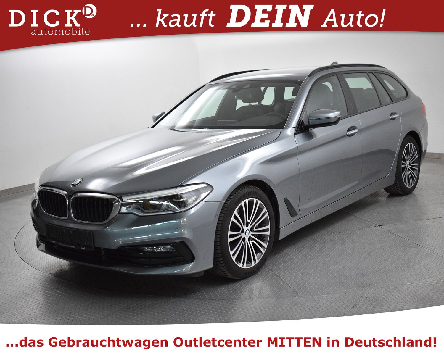 BMW 540i xDr Sport Line NAVI+KAM+LED+AHK+4X SHZ+M18" - Image 4