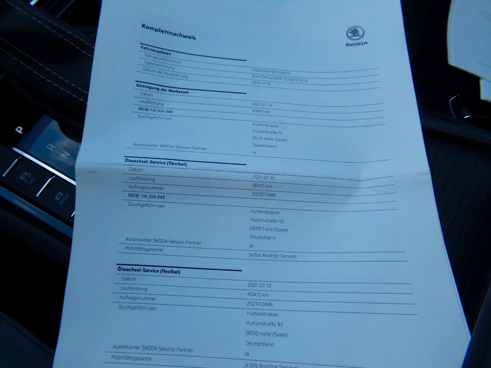 Skoda Superb Combi Sportline 4x4, DSG, Standheizung