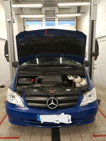 Mercedes-Benz Vito 113 CDI Extralang Mixto Flügeltüren blau