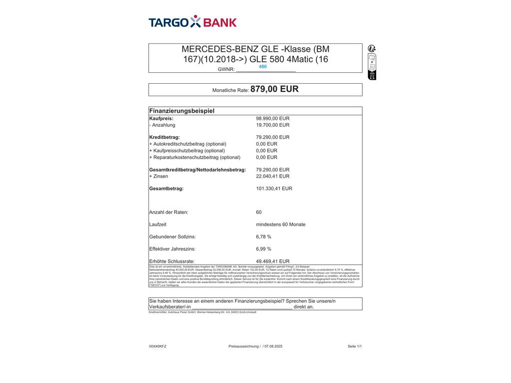 Mercedes-Benz GLE 580