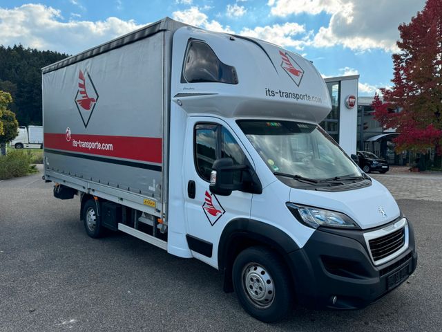 PEUGEOT Boxer Heavy Pritsche+Plane BlueHDi165