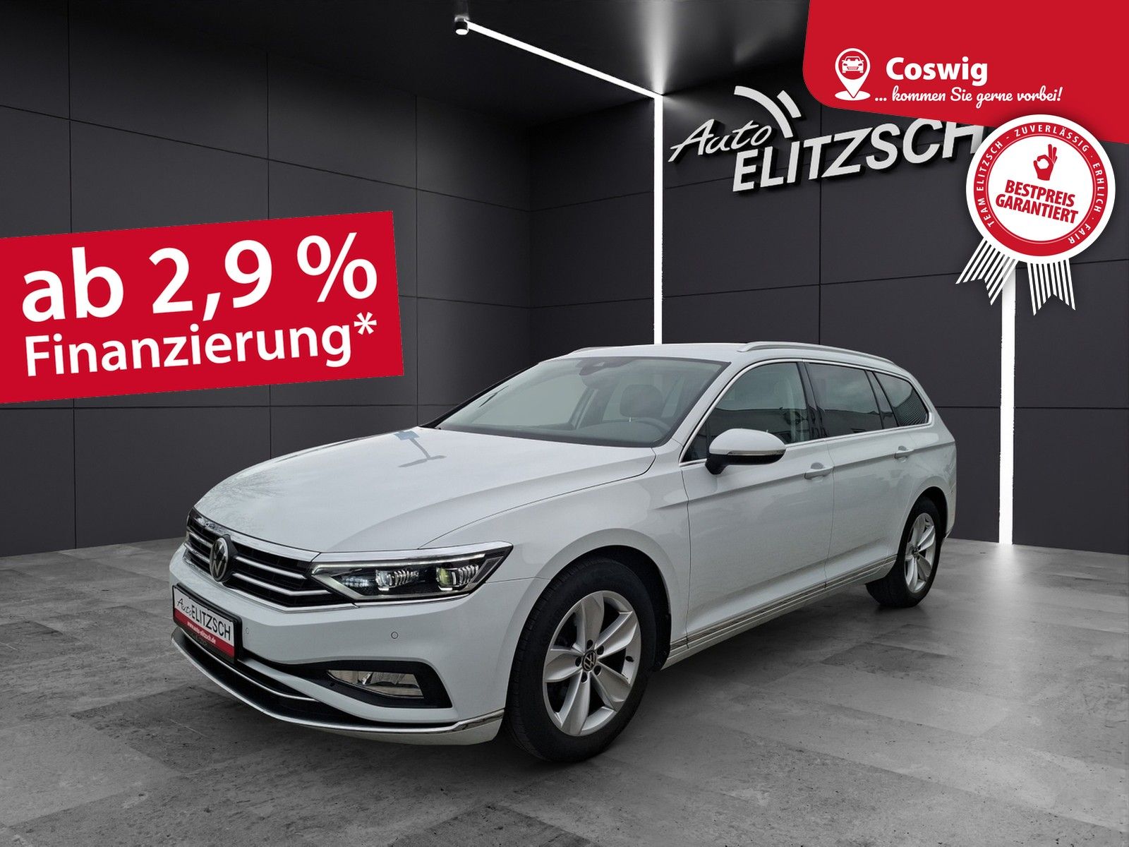 Fahrzeugabbildung Volkswagen Passat Variant TDI Elegance DSG Standhzg. Matrix