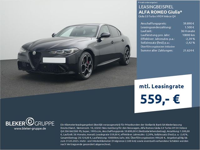 Alfa Romeo Giulia 2.0 Turbo MY24 Veloce Q4