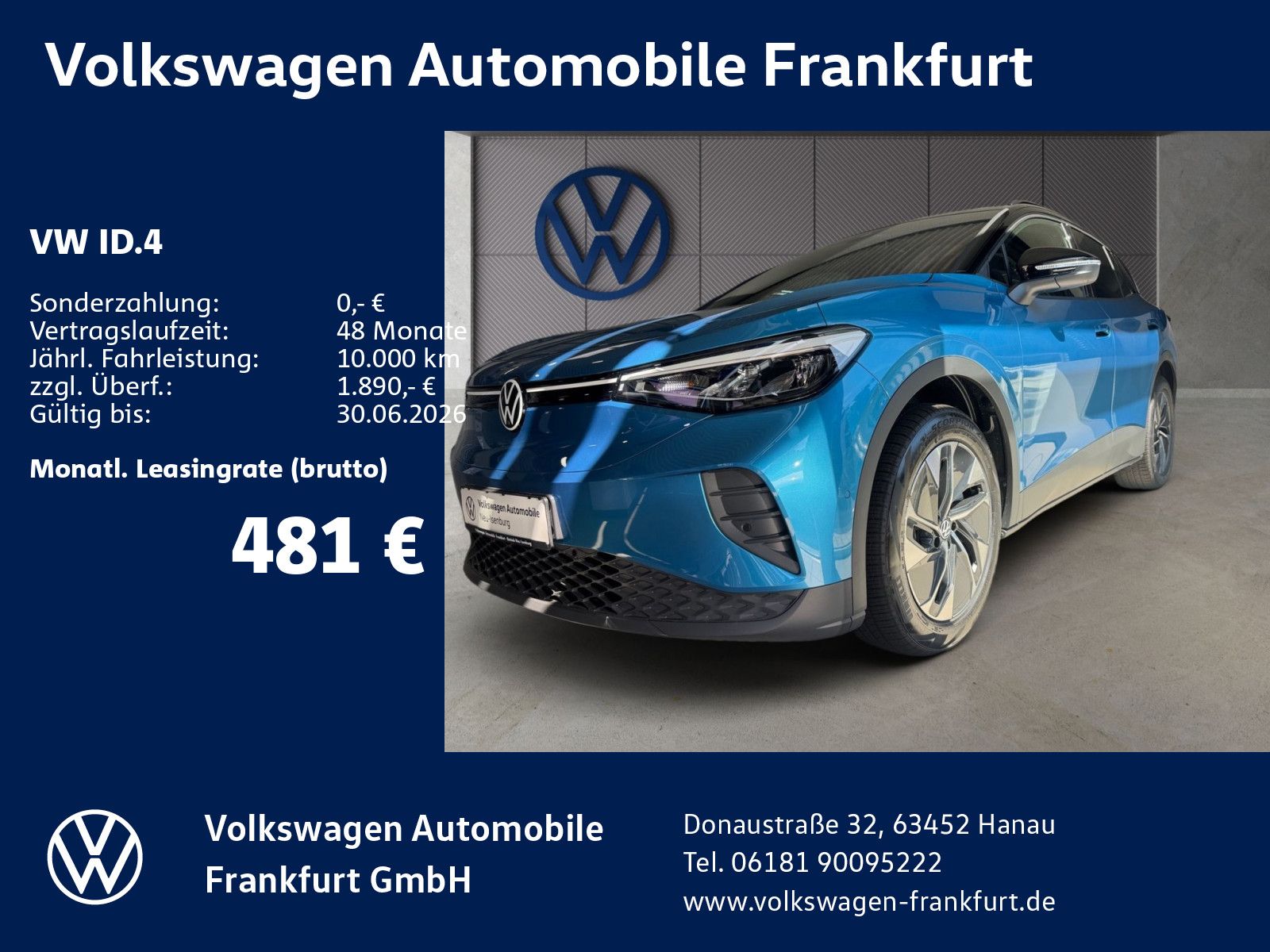 Volkswagen ID.4 Pro 210 kW (286 PS) 77 kWh 1-Gang-A utomati