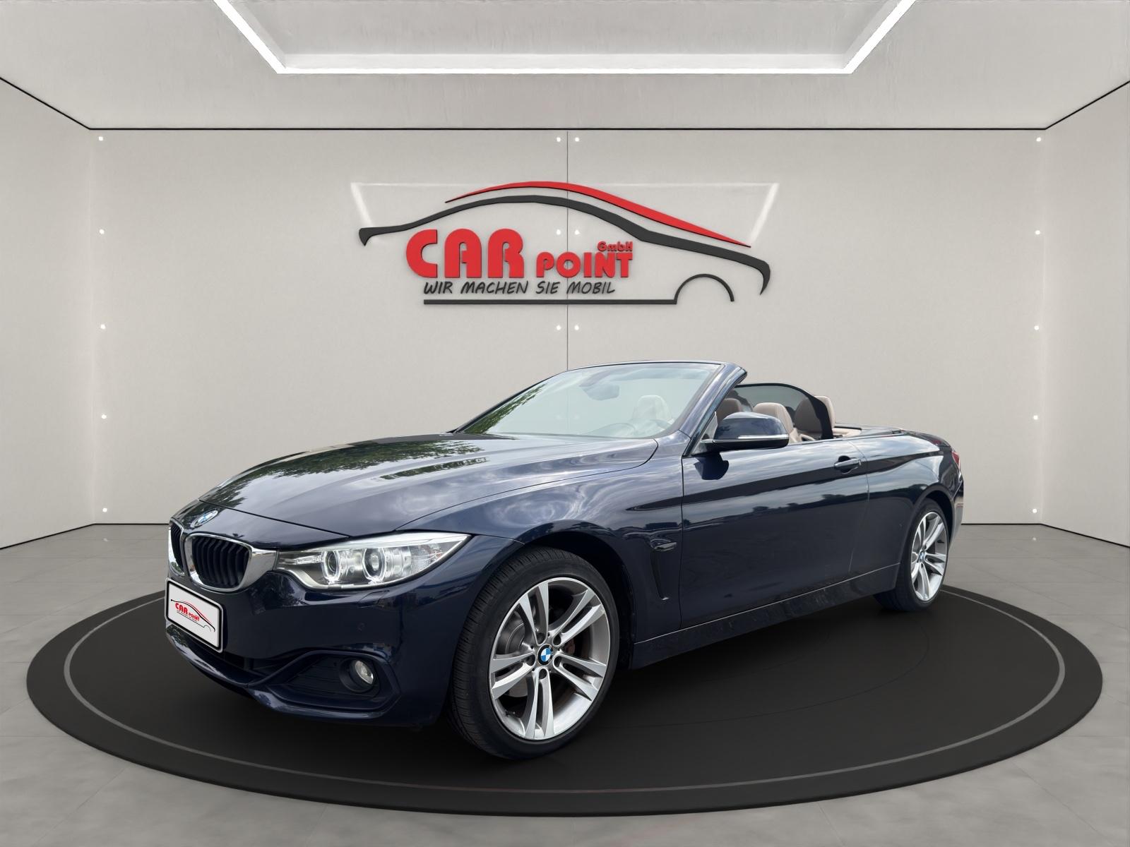 BMW 428i xDRIVE CABRIO AUTOMATIK APPLE HEAD UP LEDER