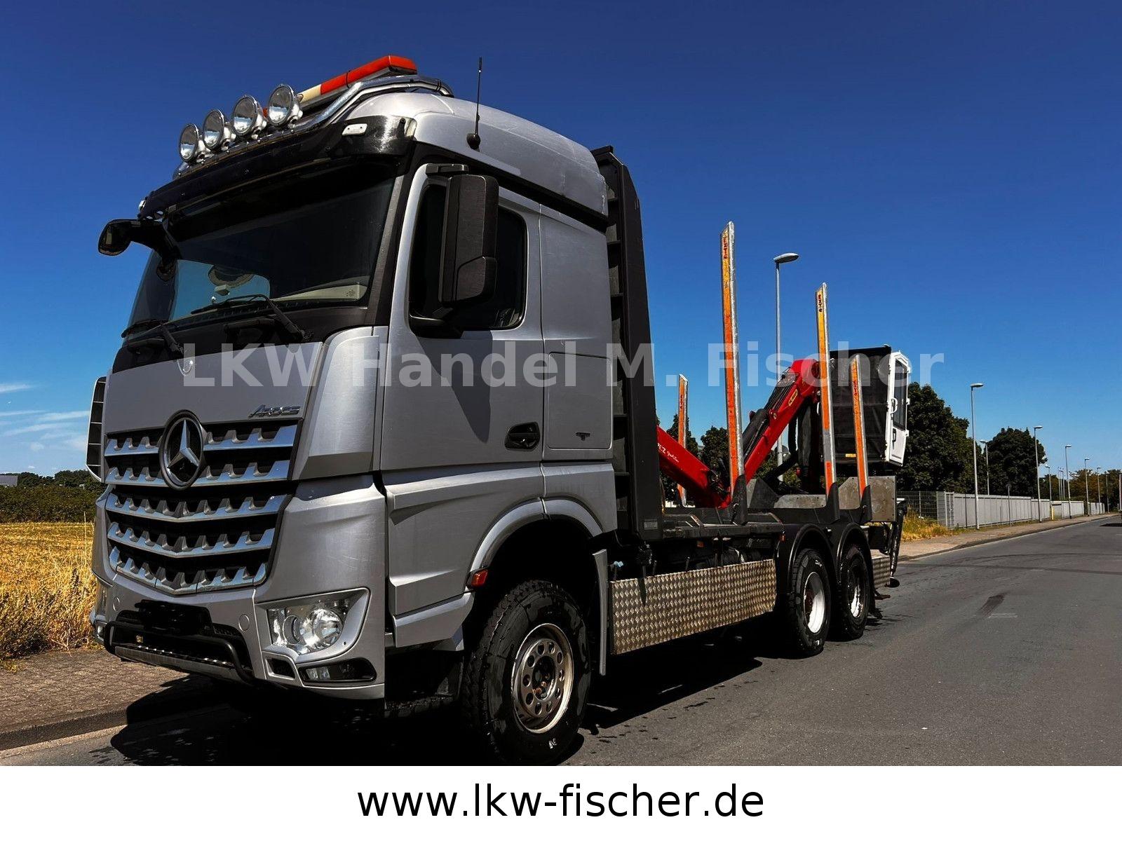 Mercedes-Benz Arocs 3358 Kurzholz  Palfinger ML120 Kabine