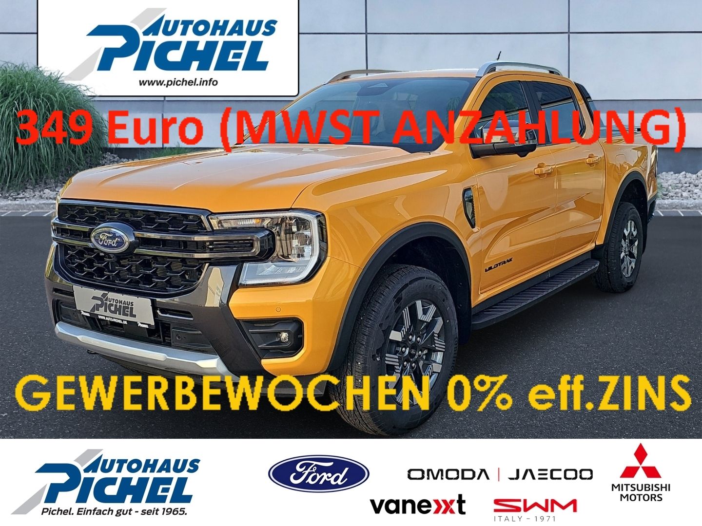 Ford Ranger PHEV e-4WD DOKA Wildtrak 0% GEWERBEWOCHEN