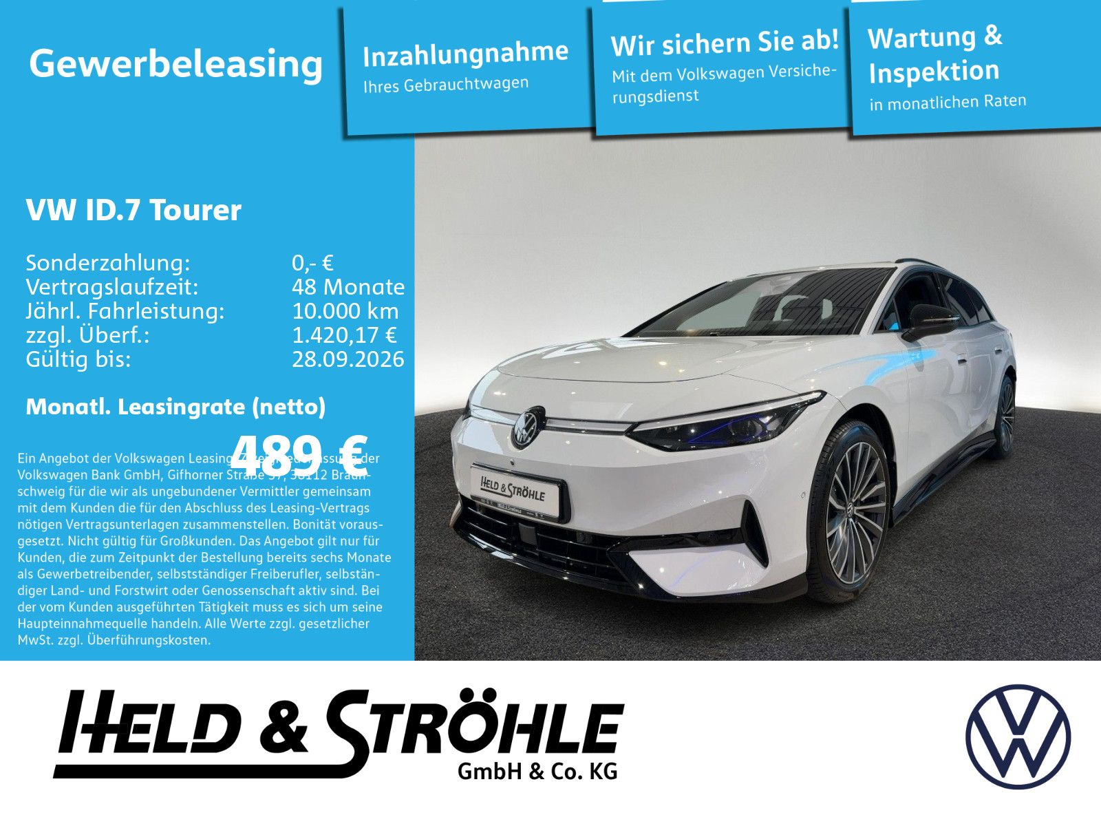 Volkswagen ID.7 Tourer Pro 210 kW AHK SHZ NAV ACC IQ.DRIVE