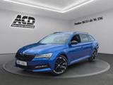 Skoda Superb Kombi 2,0TDI DSG Sportline|1.HAND|MATRIX| - blaue Skoda Superb