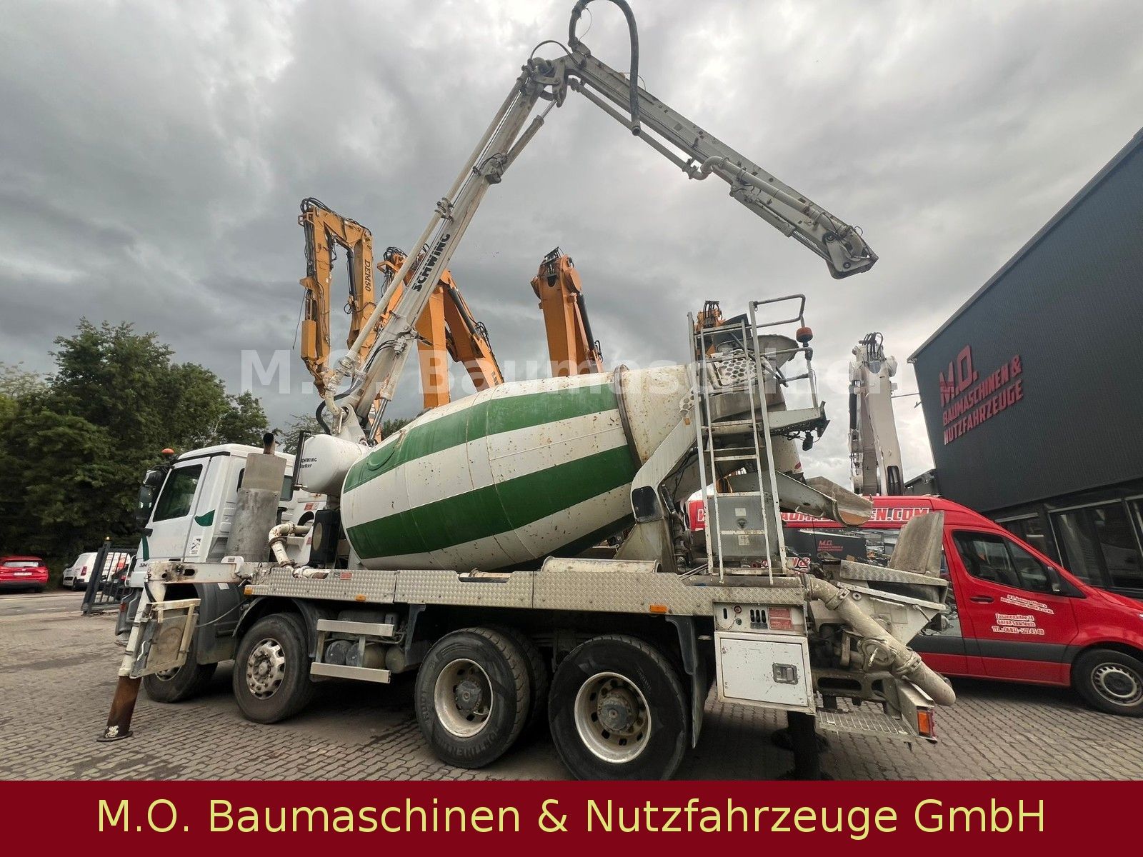 Fahrzeugabbildung Mercedes-Benz Actros 3241 Betonmischer+ Schwing Setter Pumpe