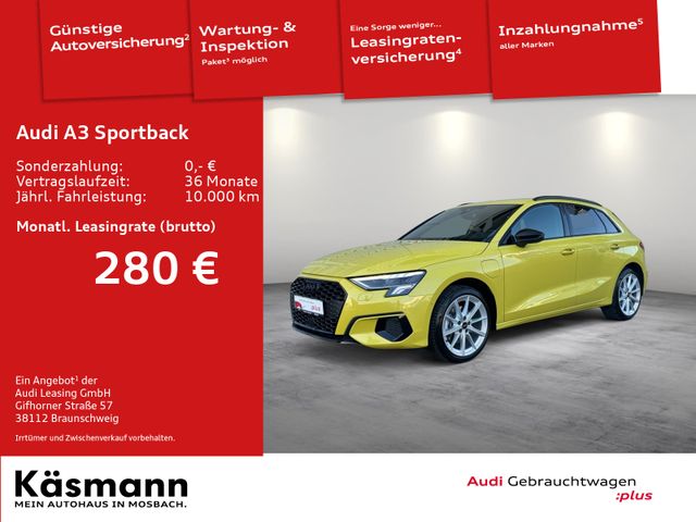 Audi A3 Sportback 40TFSIe advanced S line AHK KAM ACC