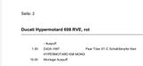Ducati Hypermotard 698 RVE - Ducati Motorräder in Hamburg