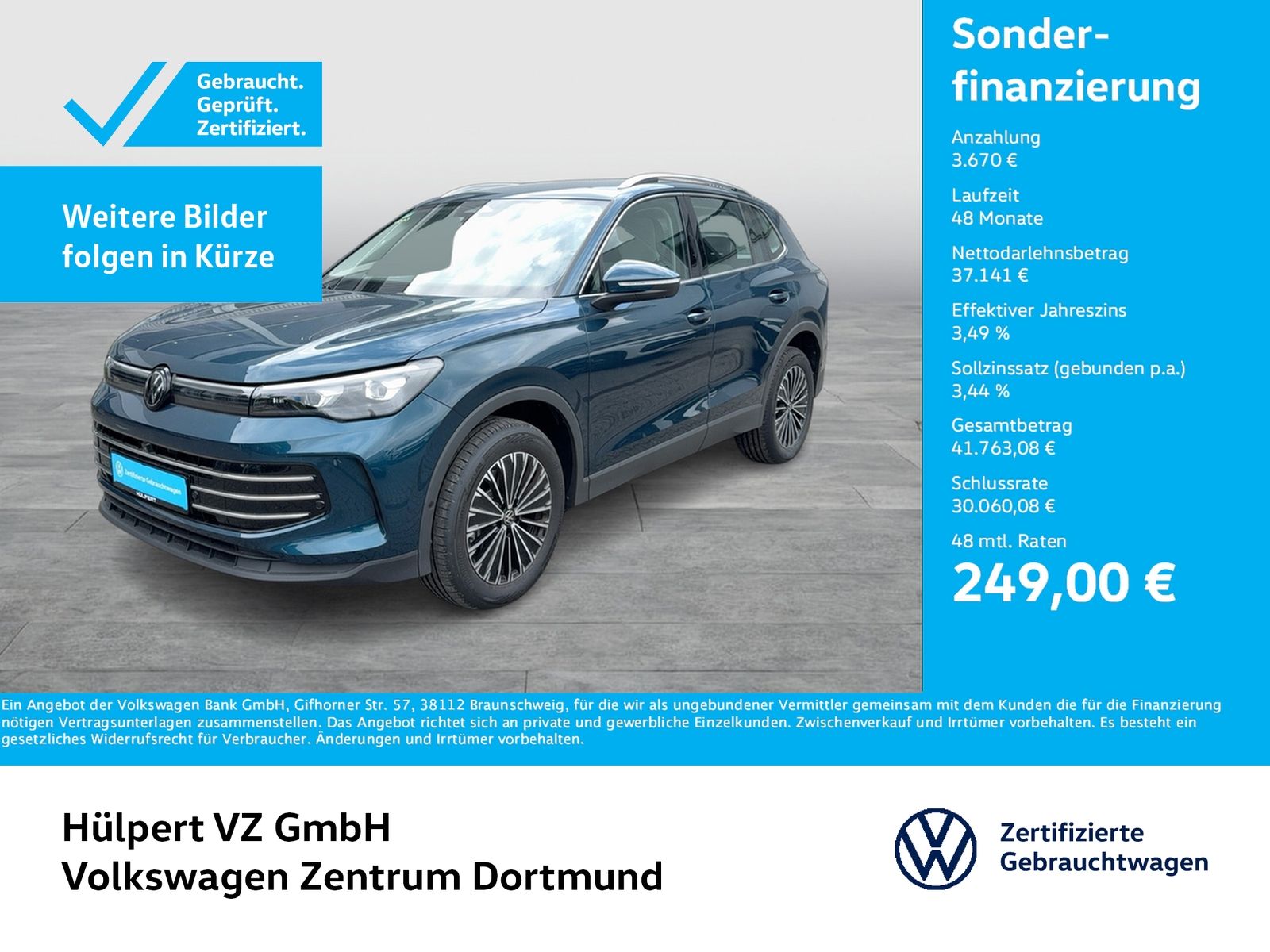 Volkswagen Tiguan 2.0 ELEGANCE 4X4 360°CAM ACC LM18 NAVI foto 1