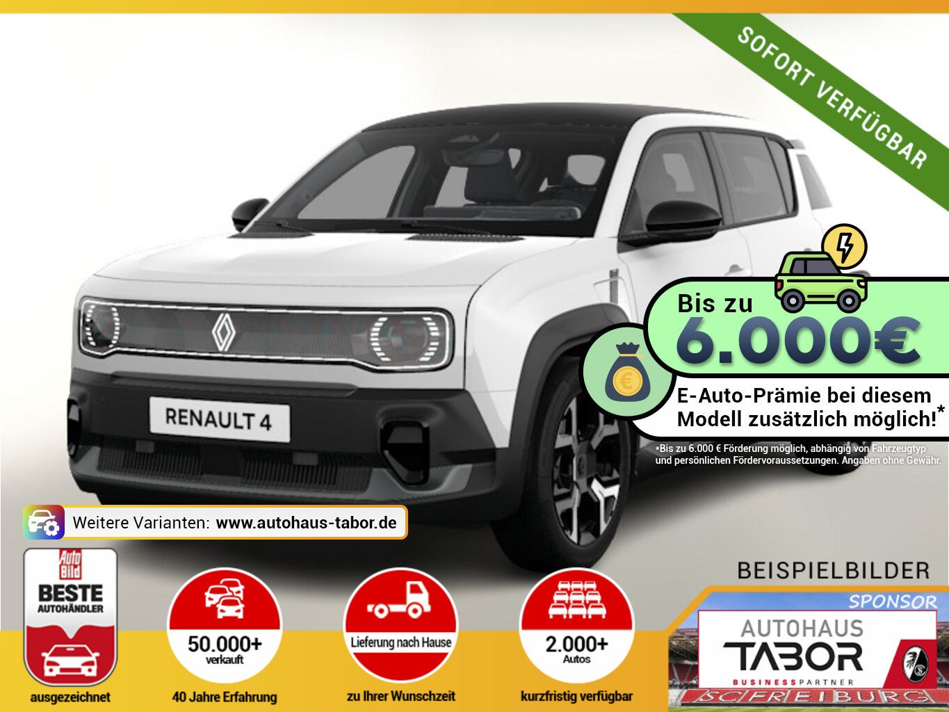 Renault 4 Techno plein sud 150 Comfort Range UVP-11%*