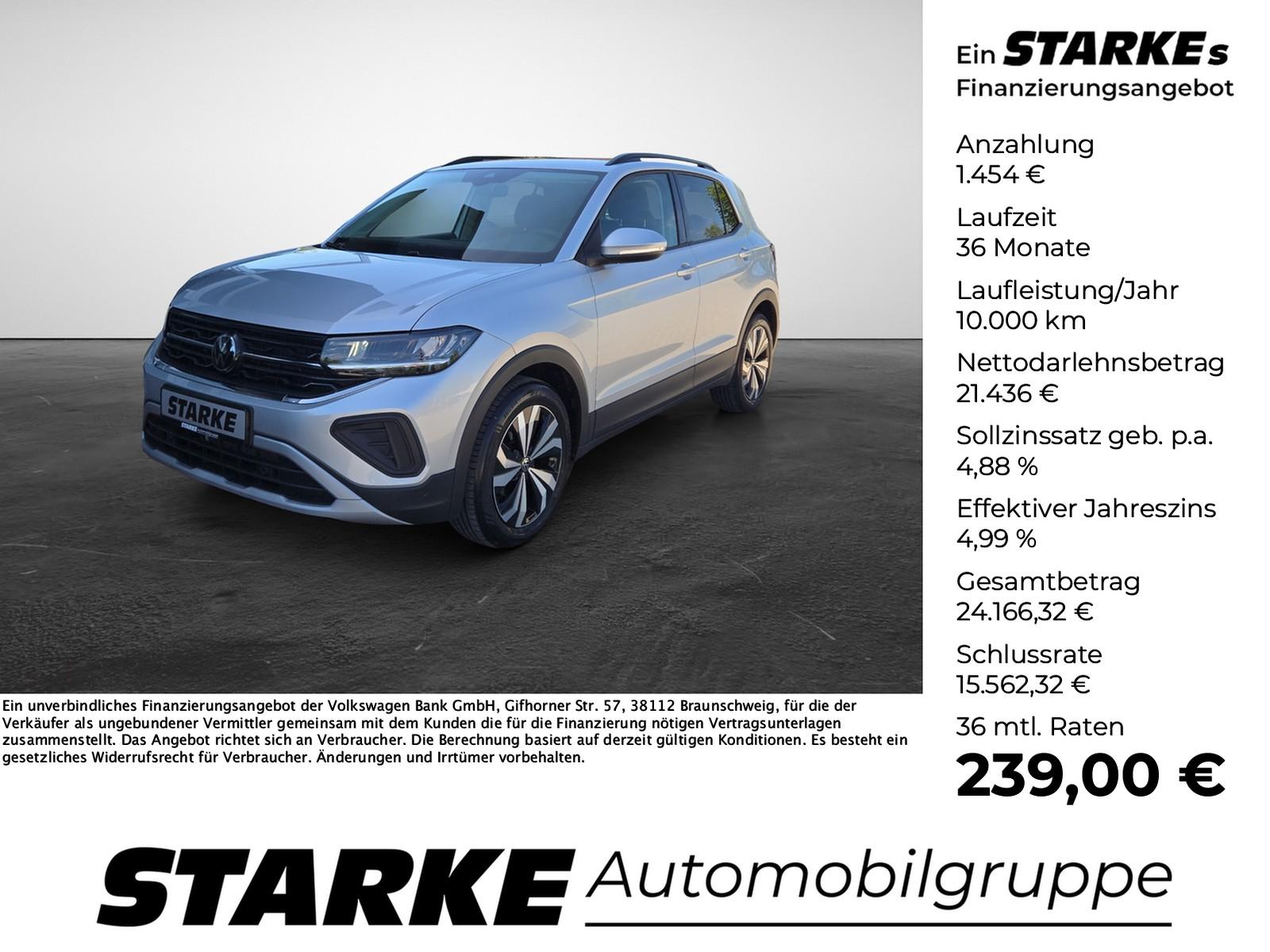 Volkswagen T-Cross 1.0 TSI DSG Life  LED Kamera PDC LM Klim