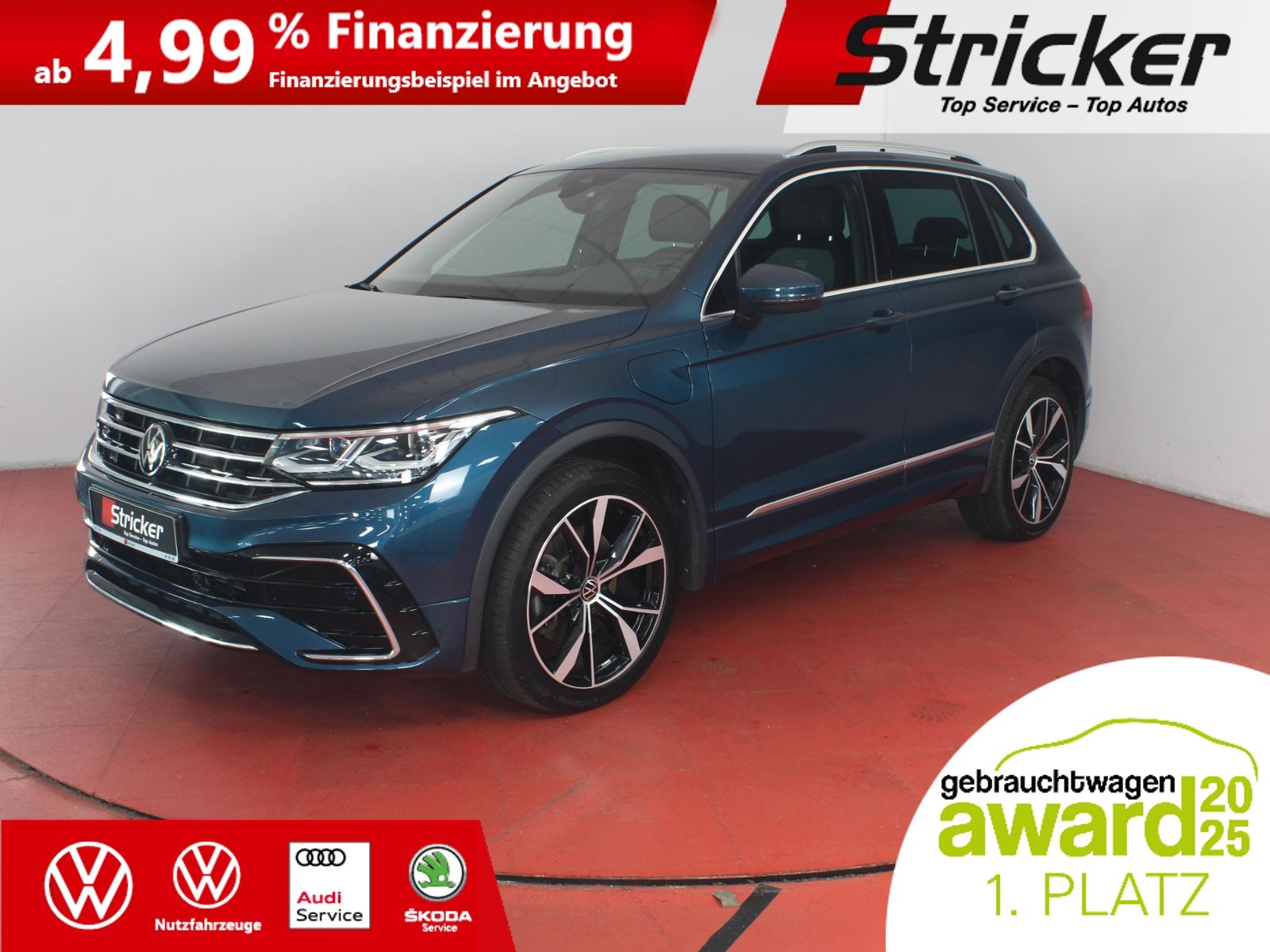 Volkswagen Tiguan R-Line 1.4TSI eHybrid DSG 320,- ohne Anza