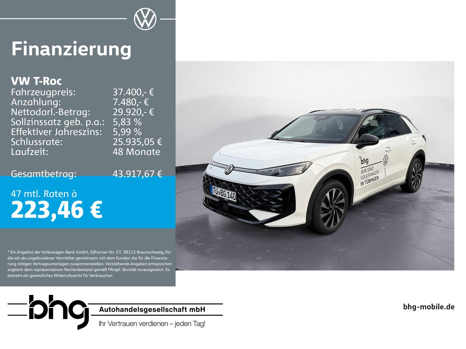 Volkswagen T-Roc R-Line 1.5 l eTSI OPF 7-Gang-DSG