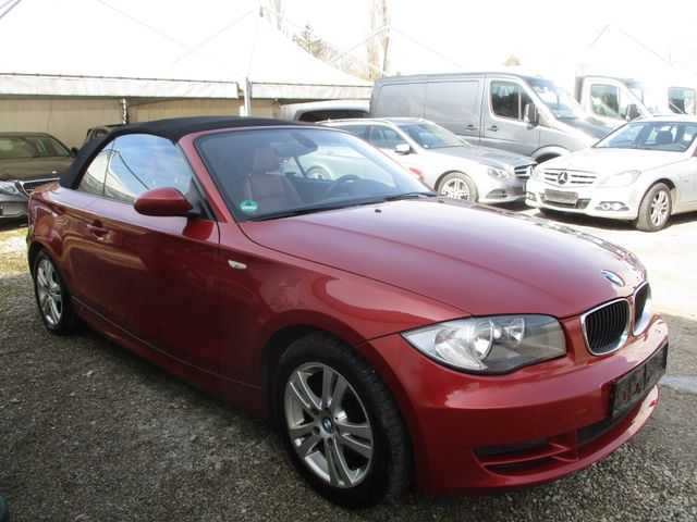 BMW 120i Cabrio Leder Klima PDC 6Gang SR+WR auf Alu