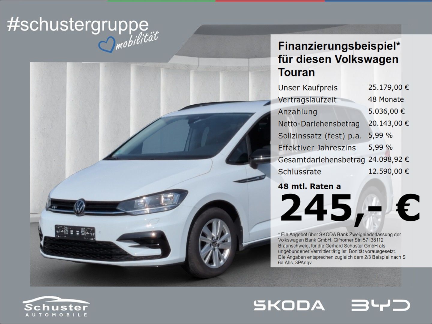 Volkswagen Touran R-LINE 2.0TDI*AHK ACC 2xSpurass 3Z-Klima