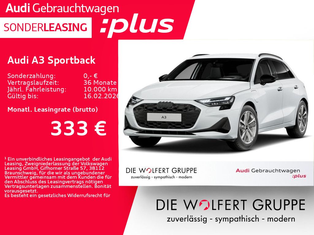 A3 Sportback advanced 40 TFSI e S tronic *0,5%*