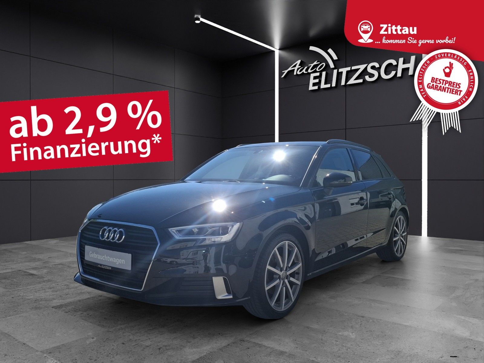 Fahrzeugabbildung Audi A3 Sportback 35 TFSI sport LED Navi GRA PDC SH 1