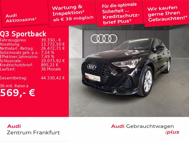 Audi Q3 Sportback 35 TDI S tronic S line LED NAVI AHK