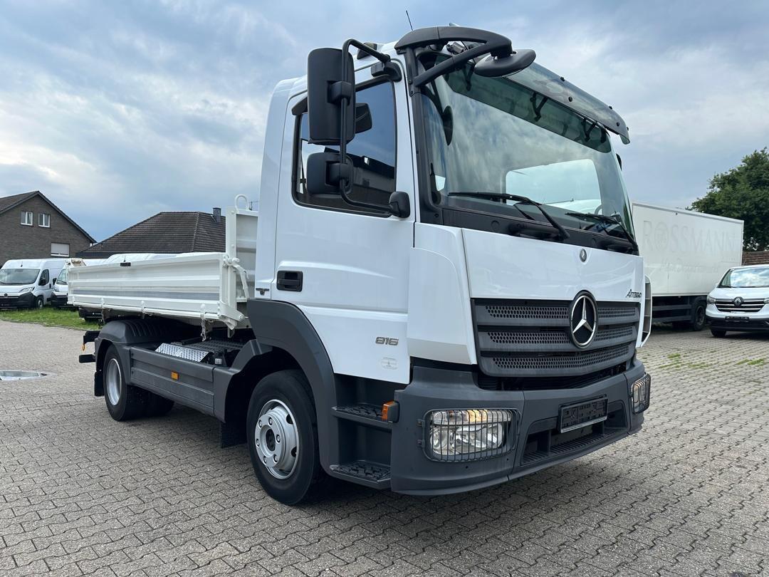 Mercedes-Benz Atego 818 original Meiller-Kipper 2x AHK-TÜV Neu