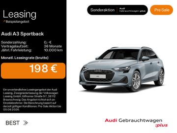 Audi Leasingangebot: Audi A3 Sportback 30 TFSI*0,99%-Finanz*NAVI-PLUS*LED*