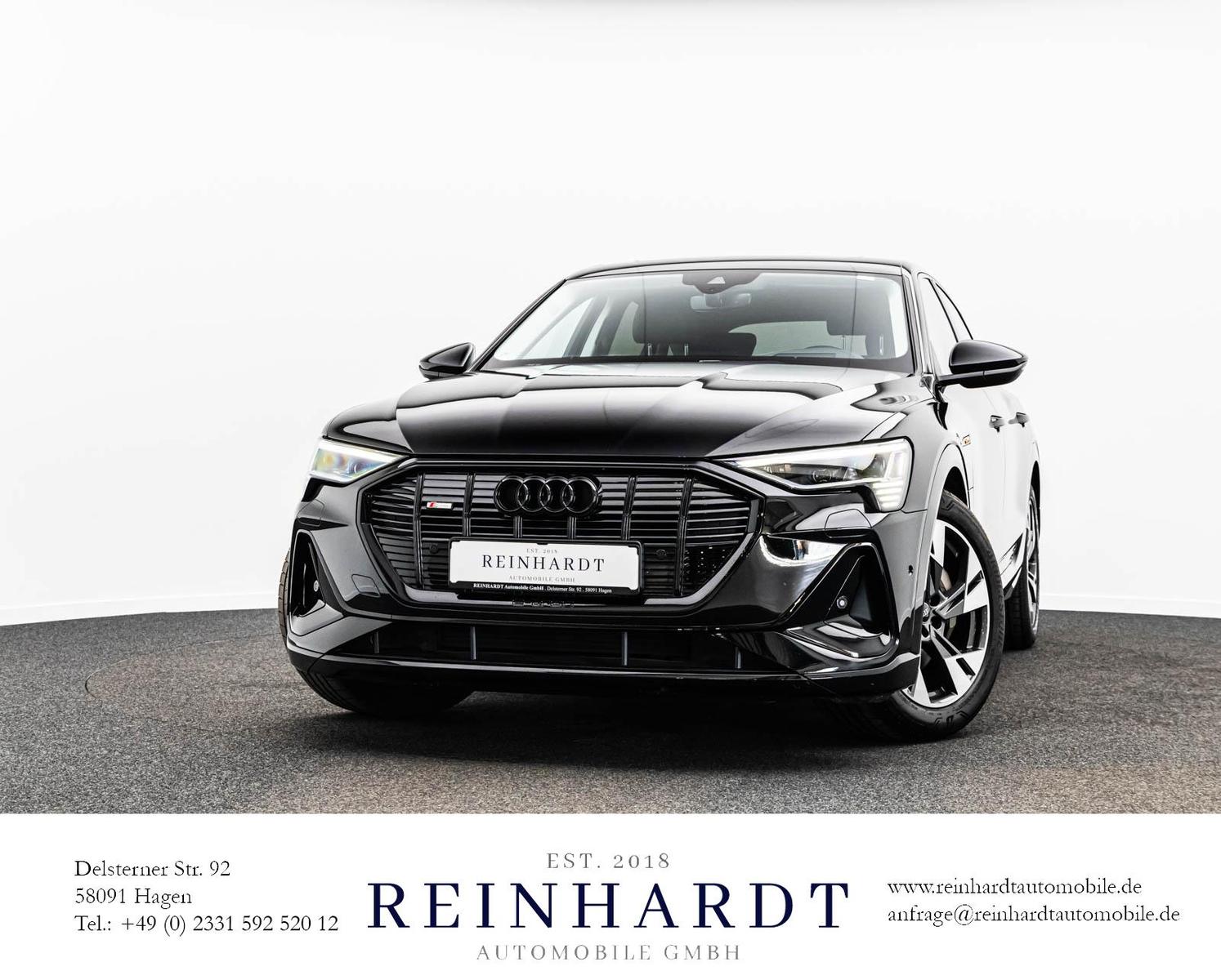 Audi e-tron E-TRON SPORTBACK 50 2x S LINE BLACK PANO/HuD/B&O