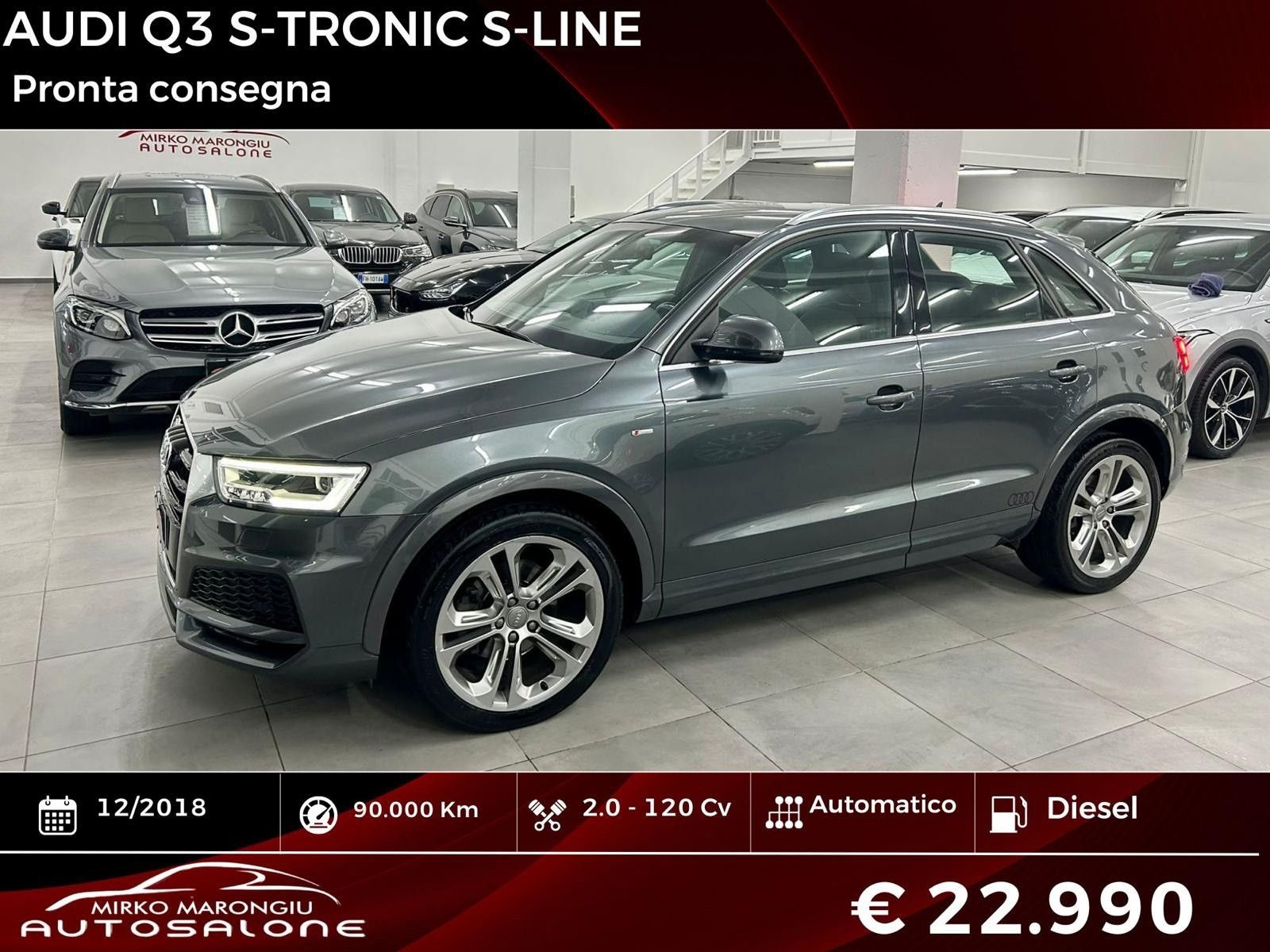 AUDI Audi Q3 2.0 TDI S tronic S-Line FINANZIABILE