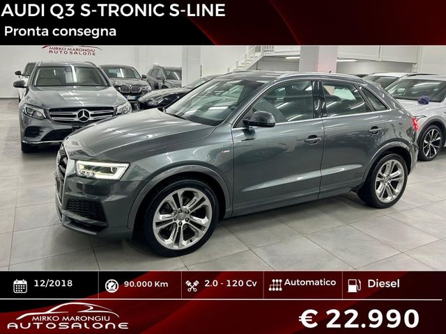 AUDI Audi Q3 2.0 TDI S tronic S-Line FINANZIABILE