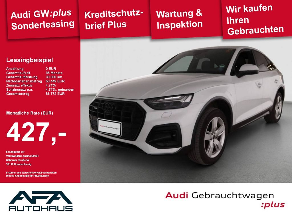 Audi Q5 Sportback 45 TFSI Advanced qu. AHK*Matrix*360