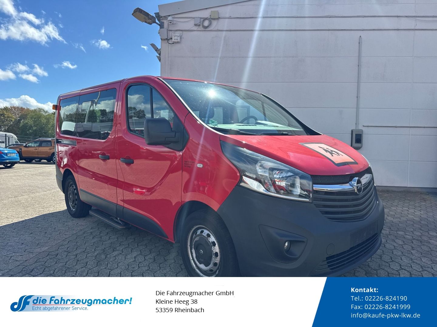 Fahrzeugabbildung Opel Vivaro B Kasten Combi L1H1 2,7t *7189 *EXPORT