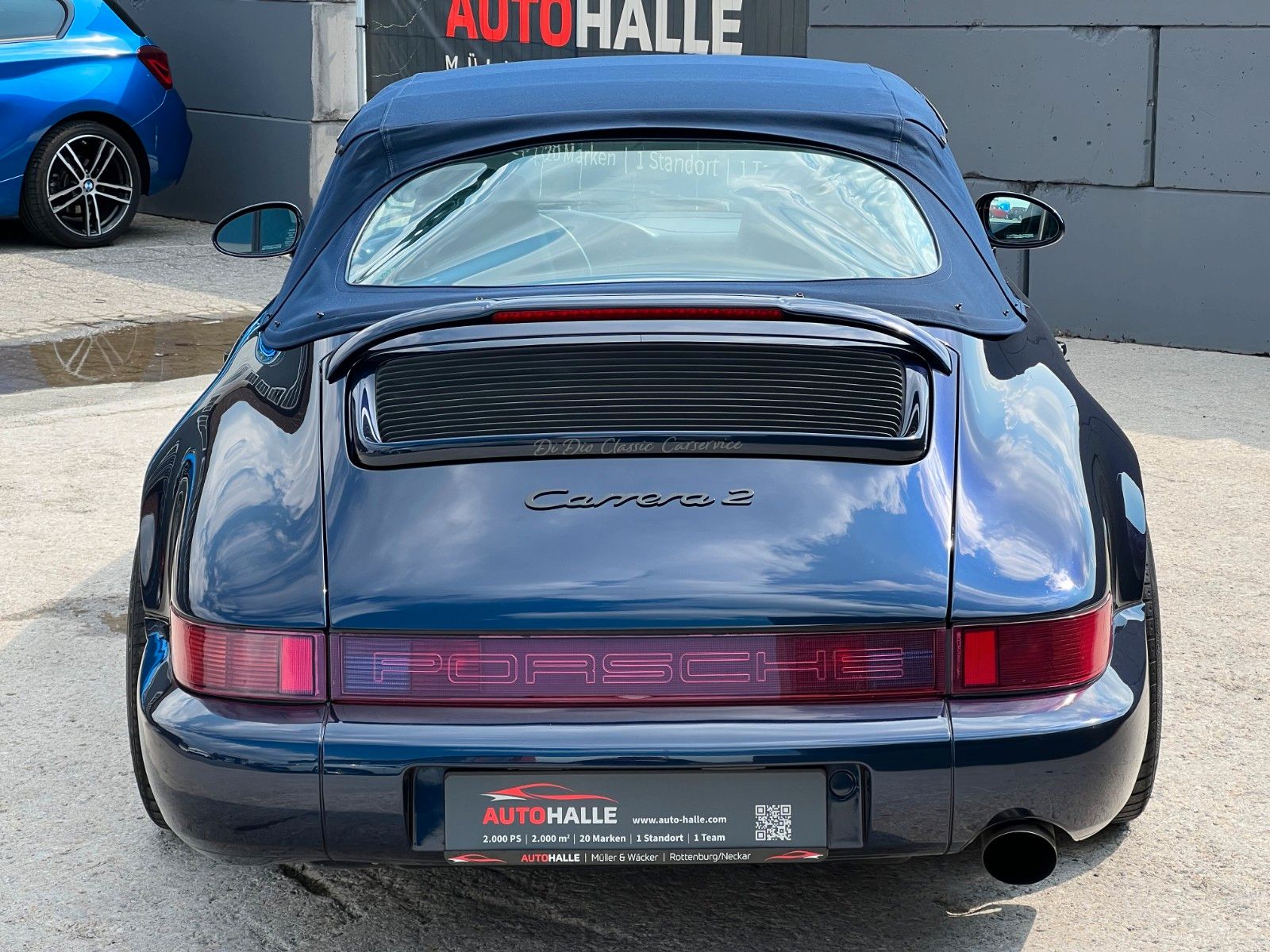 Fahrzeugabbildung Porsche 911 Carrera 2 Cabrio 3.6l Tiptr. (964) deutsch