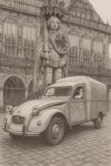 Citroën 2 CV AK 400 Fourgonnette Geschloss... - Citroën 2 CV Gebrauchtwagen in Bremen