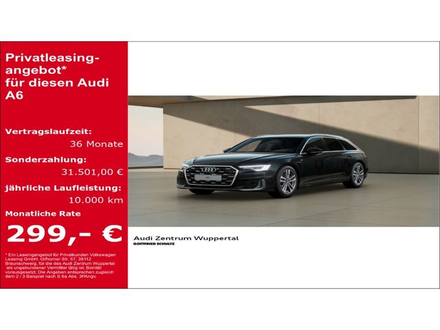 Audi A6 AVANT AHK-klappbar Navi Leder digitales Sound