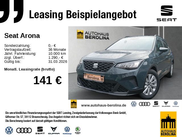 Seat Arona 1.0 TSI Road Edition DSG *NAV*GRA*PDC*SHZ*