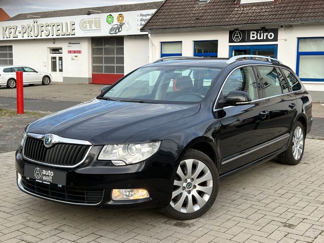 Skoda Superb 2.0 TDI Combi+TÜV neu+Service neu+Leder