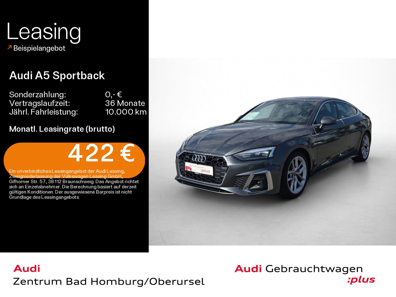 Audi A5 Sportback S line 45 TFSI quattro Einparkhilfe foto 1