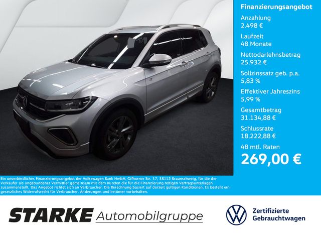 Volkswagen T-Cross 1.5 TSI DSG R-Line  AHK Navi LED Kamera 