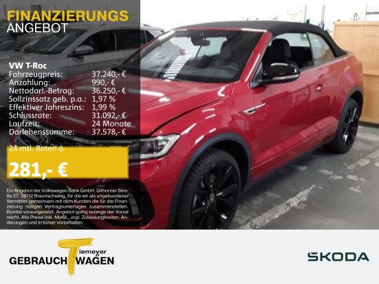 Volkswagen T-Roc Cabrio 1.5 TSI DSG R-LINE BLACK STYLE LM19