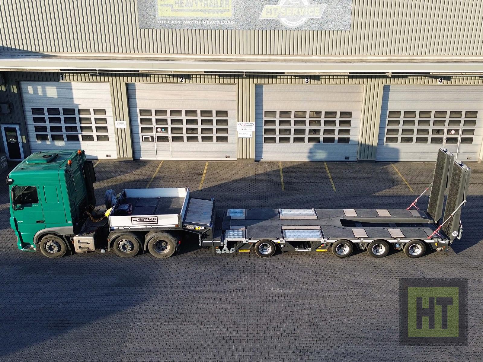 Faymonville 4-(1+3)-Achs-Tele-Semi-Radmulden-Rampen-Gummib.