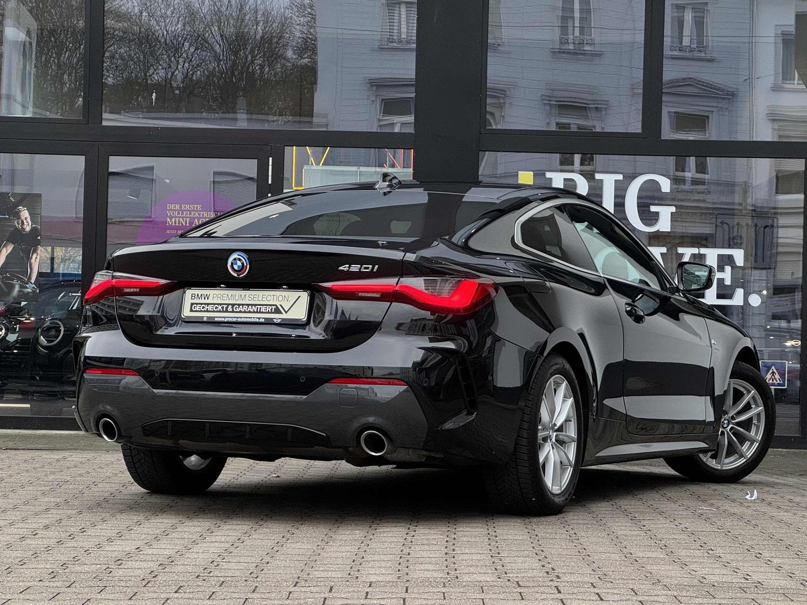 BMW 420i Coupé M Sport LED DA PA RFK Glasd. DAB