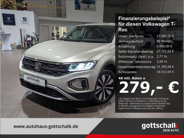 Volkswagen T-Roc Move 1,5 DSG StandHZG Navi Digitales Cockp