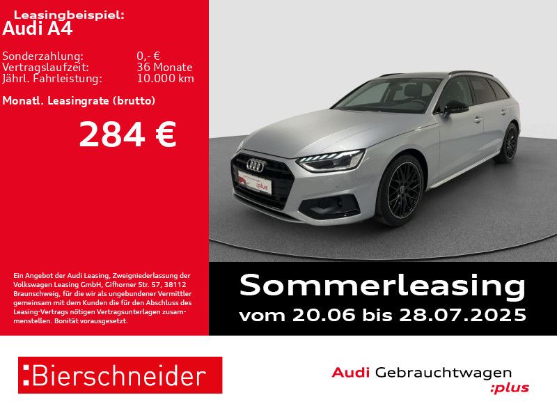 Audi A4 Av 30 TDI advanced Black 18 AHK STHZ LED 5J.G
